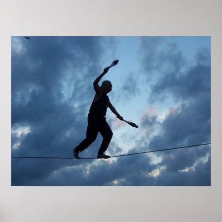 Key West Tightrope Walker print