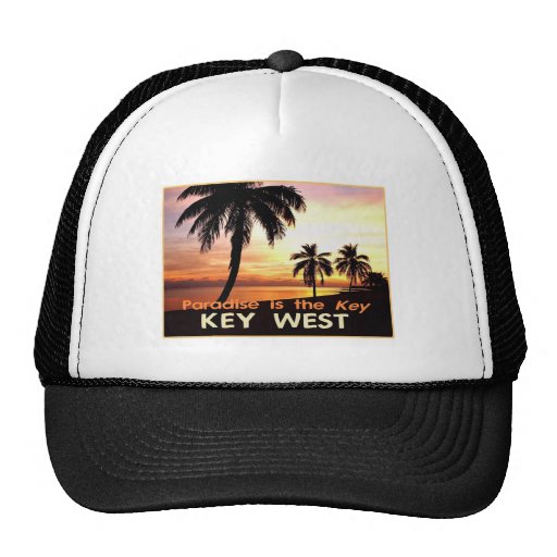 KEY WEST TRUCKER HAT Zazzle