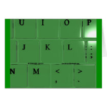 Keyboard (card)