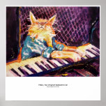 keyboard Cat Color Poster posters