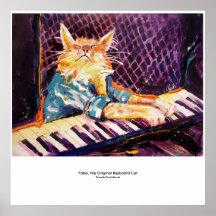 keyboard Cat Color Poster