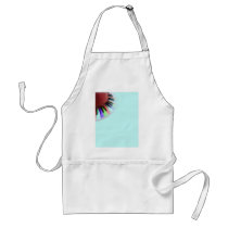 Keyboard Chaos Bright on Blue Aprons