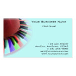Keyboard Chaos Bright on Blue Business Card