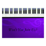 Keyboard Couture Set Personalized Invitation