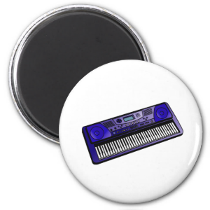 keyboard electronic dark blue.png fridge magnet