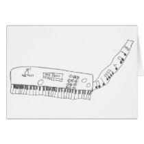 keyboard & music cards by ofenjen keyboard & music cards
