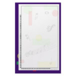 Keyboard Music Stationery