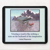 Keyboard of the imagination mousepads