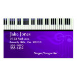 Keyboard Piano Couture business cards