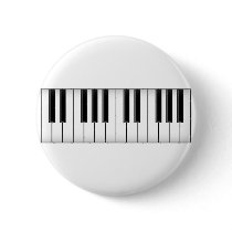 Keyboard / Piano Keys: Pinback Button