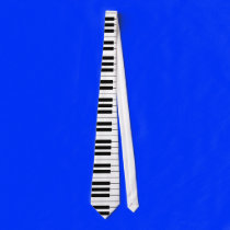 Keyboard / Piano Keys: Custom Necktie: Tie
