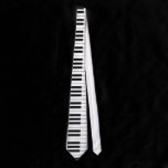 Keyboard / Piano Keys: Custom Necktie: Tie