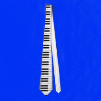 Keyboard / Piano Keys: Custom Necktie: Tie