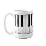 Keyboard / Piano Keys: Coffee Mugs