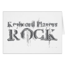 Keyboard Players Rock cards