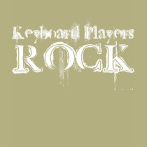 Keyboard Players Rock t-shirts by busybrain Keyboard Players Rock t-shirts