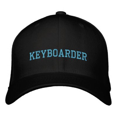 keyboarder Embroidered Hat by keyboarderworld