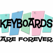 Keyboards Are Forever photo sculptures
