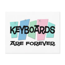 Keyboards Are Forever postcards