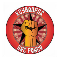 Keyboards Are Power posters by busybrain Keyboards Are Power posters