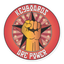 Keyboards Are Power stickers