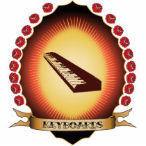 Keyboards Mandorla photo sculptures