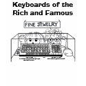 KEYBOARDS OF THE RICH & FAMOUS t-shirts