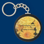 Keychain "A Grandmother's Love is Always in Bloom" keychains