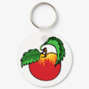 Keychain - Apple by pawtraitart Keychain - Apple