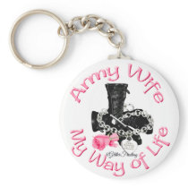 Keychain Army Wife my Way of Life