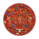 Keychain: Aztec calendar keychain