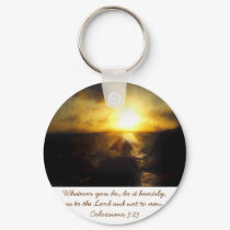 Keychain Bible Scripture ~ Whatever You Do...