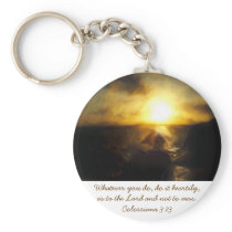 Keychain Bible Scripture ~ Whatever You Do...