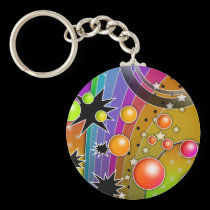 Keychain - BIG BANG BLACK HOLES POP ART keychains