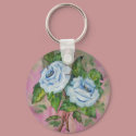 Keychain Blue roses