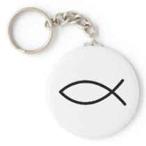 Keychain - Christian Fish