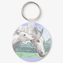 Keychain "Colt Kisses" by smilodonart Keychain "Colt Kisses"