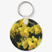 Keychain, "Daffodil Mass" by Florabunda Keychain, "Daffodil Mass"