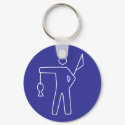 Keychain - Fisherman by pawtraitart Keychain - Fisherman