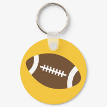 Keychain - Football by pawtraitart Keychain - Football