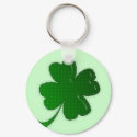 Keychain - Four Leaf Clover by pawtraitart Keychain - Four Leaf Clover