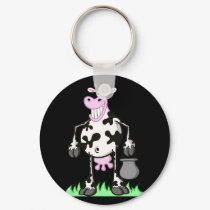 KEYCHAIN "funny cow" cartoon