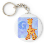 Keychain Giraffe Monogram G