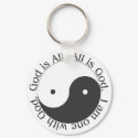 Keychain - God is All Yin-yang by AnandaCincinnati Keychain - God is All Yin-yang