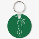 Keychain - Golf Player