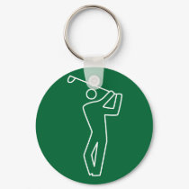 Keychain - Golf Player
