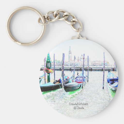 Keychain - Gondolas at  San Marco Creative Color