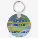 KEYCHAIN - LET'S GO GREEN by ARTCOR7 KEYCHAIN - LET'S GO GREEN