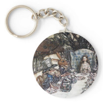 Keychain:  Mad Hatter Tea Party - by Rackham