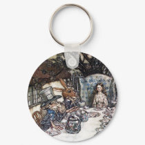 Keychain: Mad Hatter Tea Party - by Rackham by Aquavel Keychain: Mad Hatter Tea Party - by Rackham